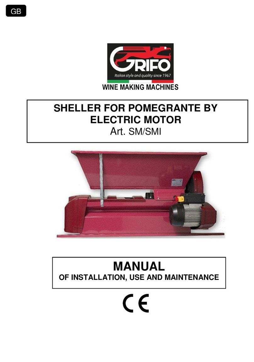 Grifo SM Manual of installation, use and maintenance