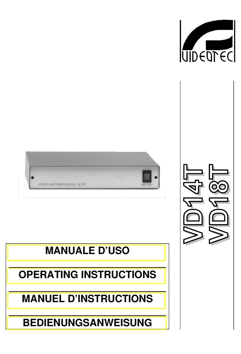 Videotec VD14T operating instructions