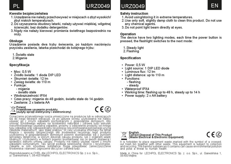 Lechpol URZ0049 quick start guide