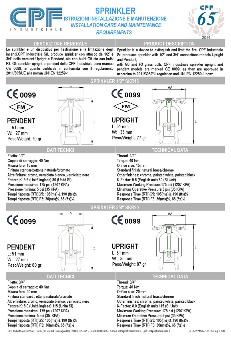 CPF SKR15 Installation, Care and Maintenance