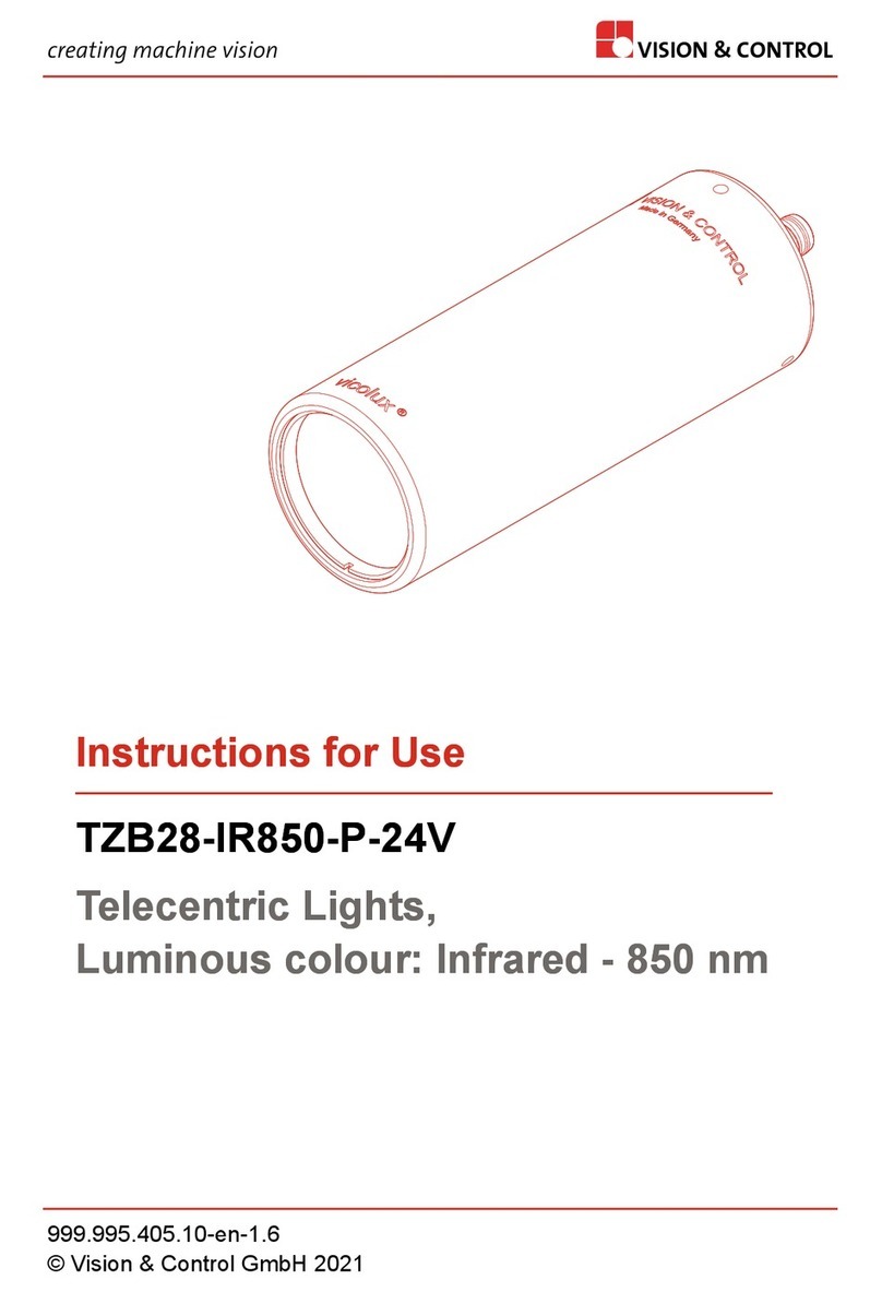 Vision & Control TZB28-IR850-P-24V Instructions for use
