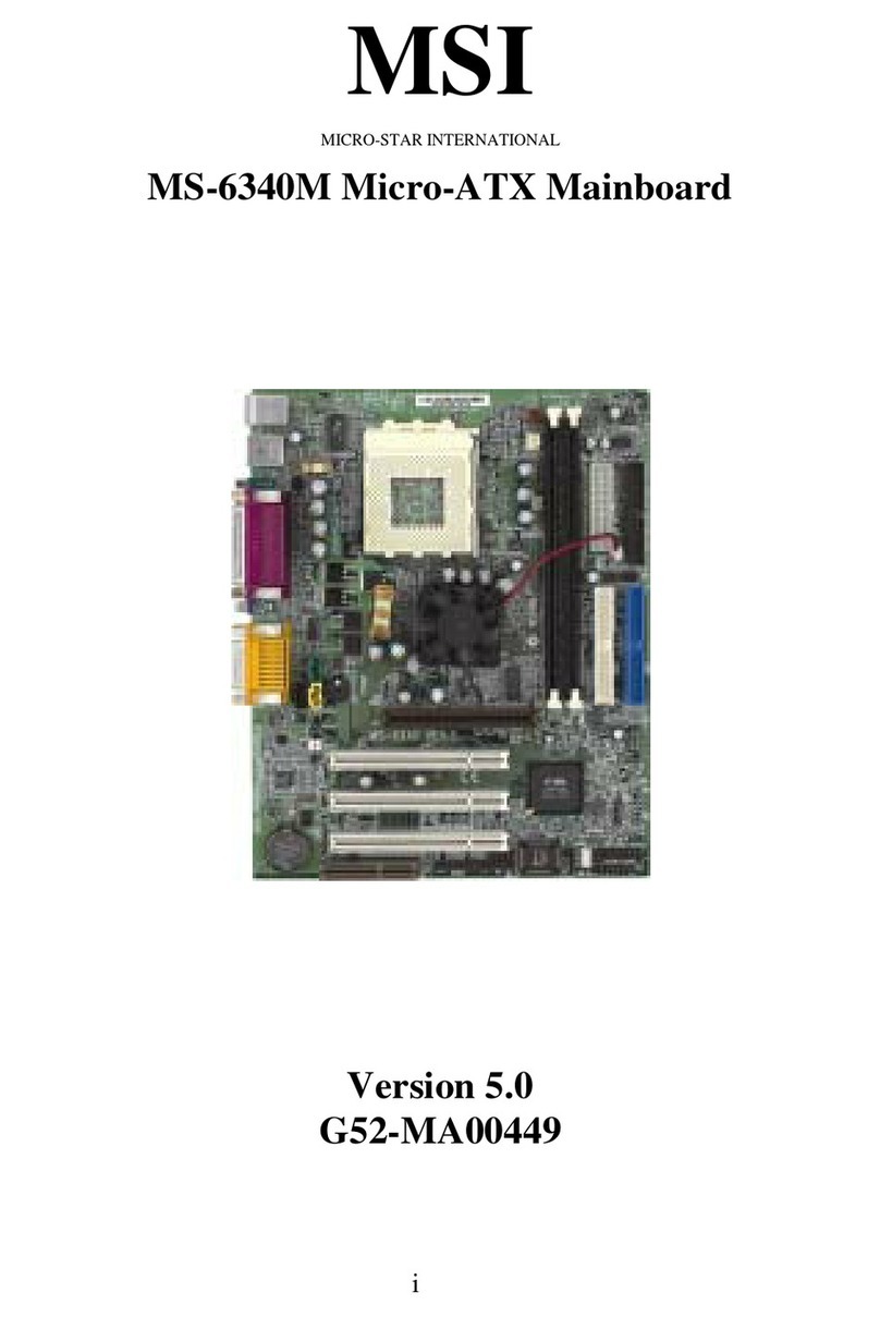 MSI MS-6340M User manual