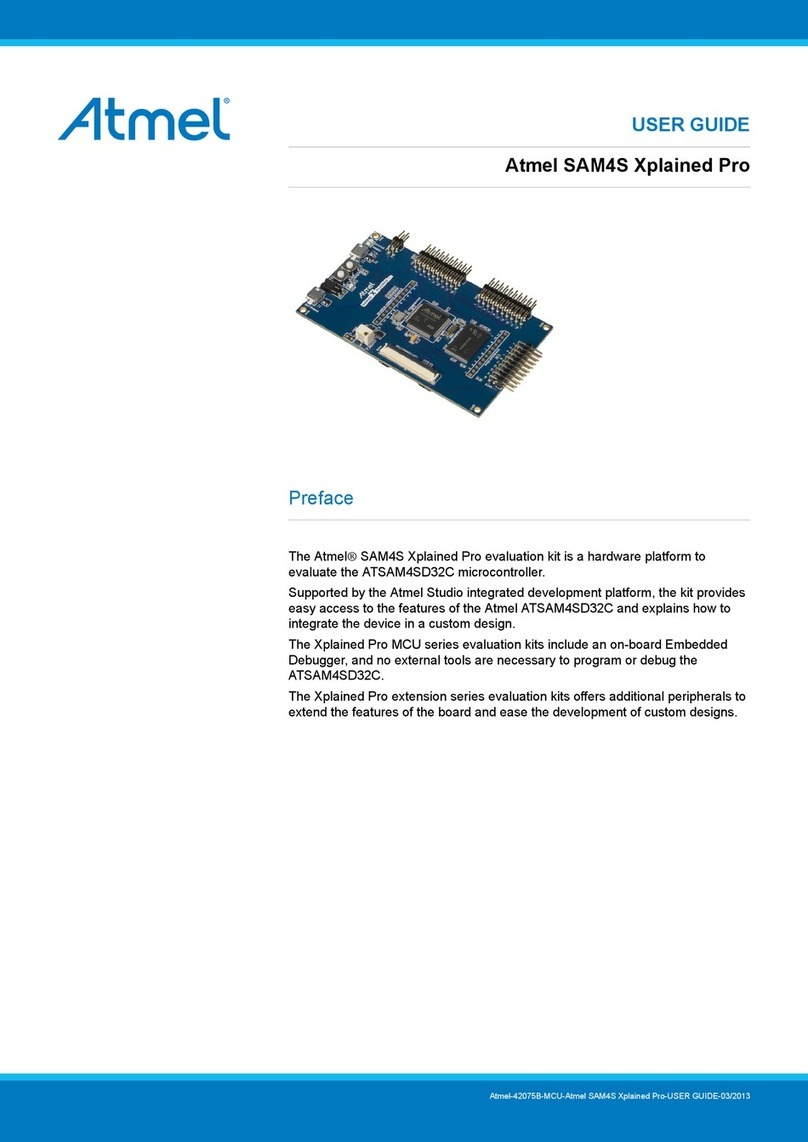 Atmel SAM4S Xplained Pro User manual