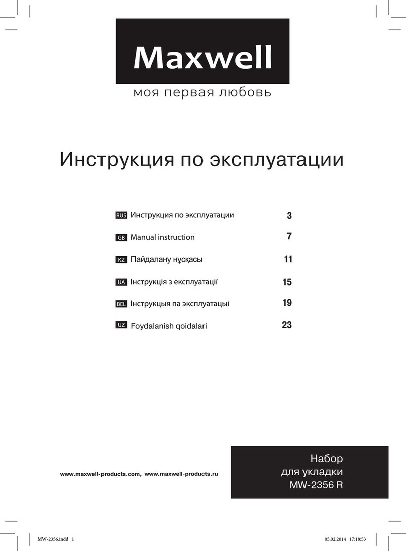 Maxwell MW-2356 R instruction manual