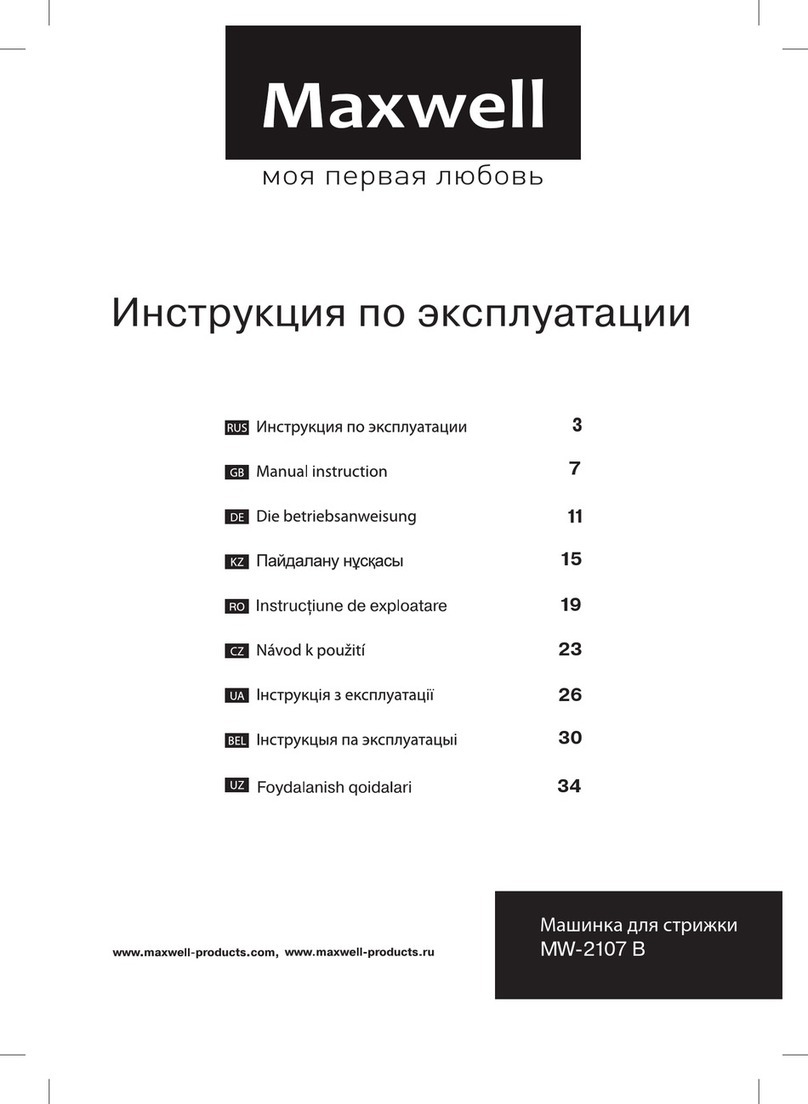 Maxwell MW-2107 B instruction manual