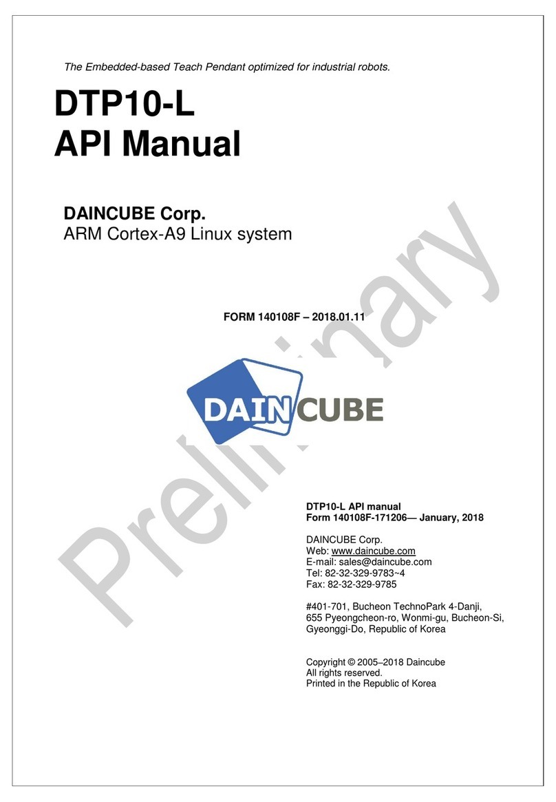 DAINCUBE DTP10-L API Manual