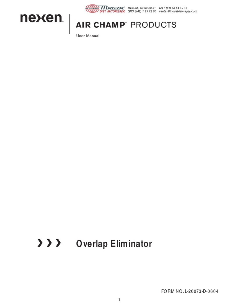 Nexen Air Champ Overlap Eliminator user manual