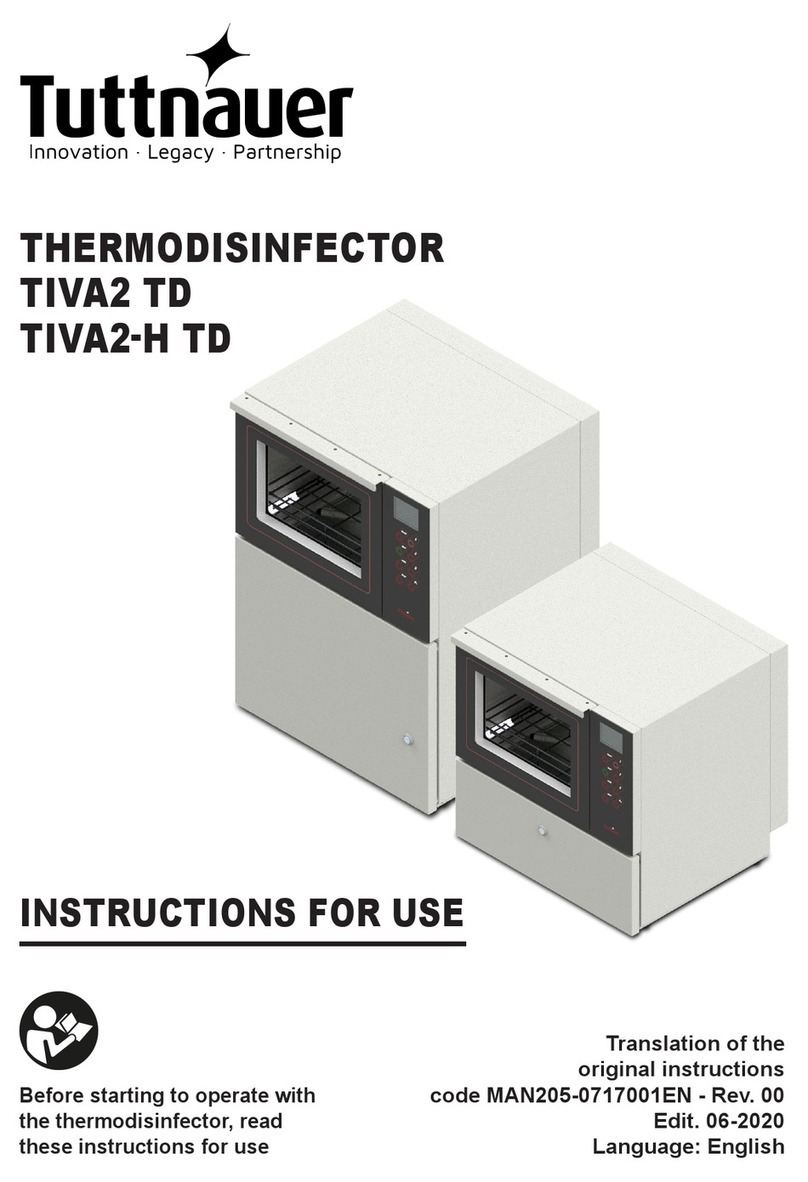 Tuttnauer TIVA2 TD User manual Tuttnauer TIVA2 TD User manual