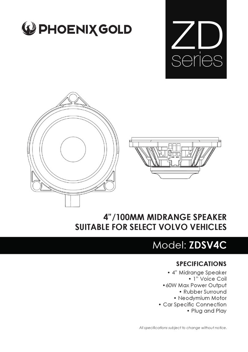 Phoenix Gold ZD Series quick start guide