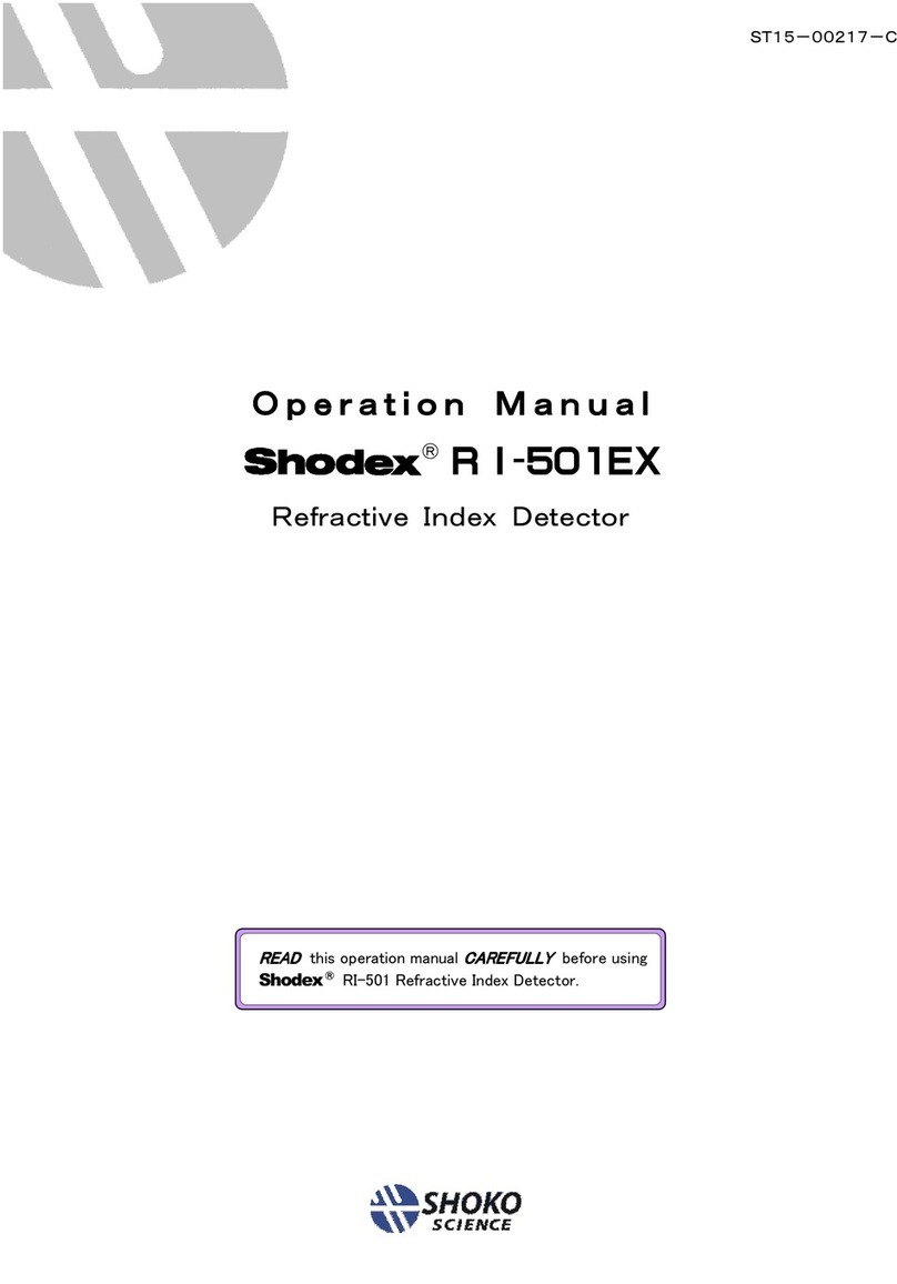Shodex R I-50 1 EX User manual