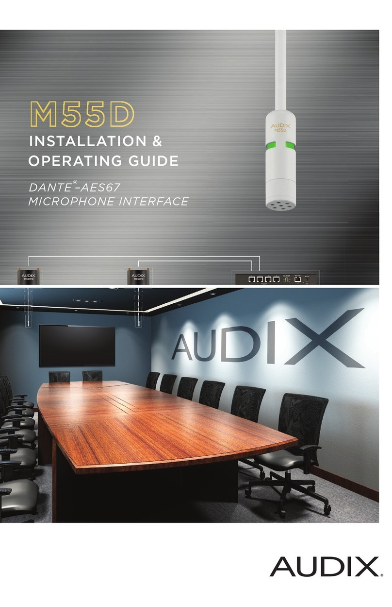 Audix M55WD Troubleshooting guide