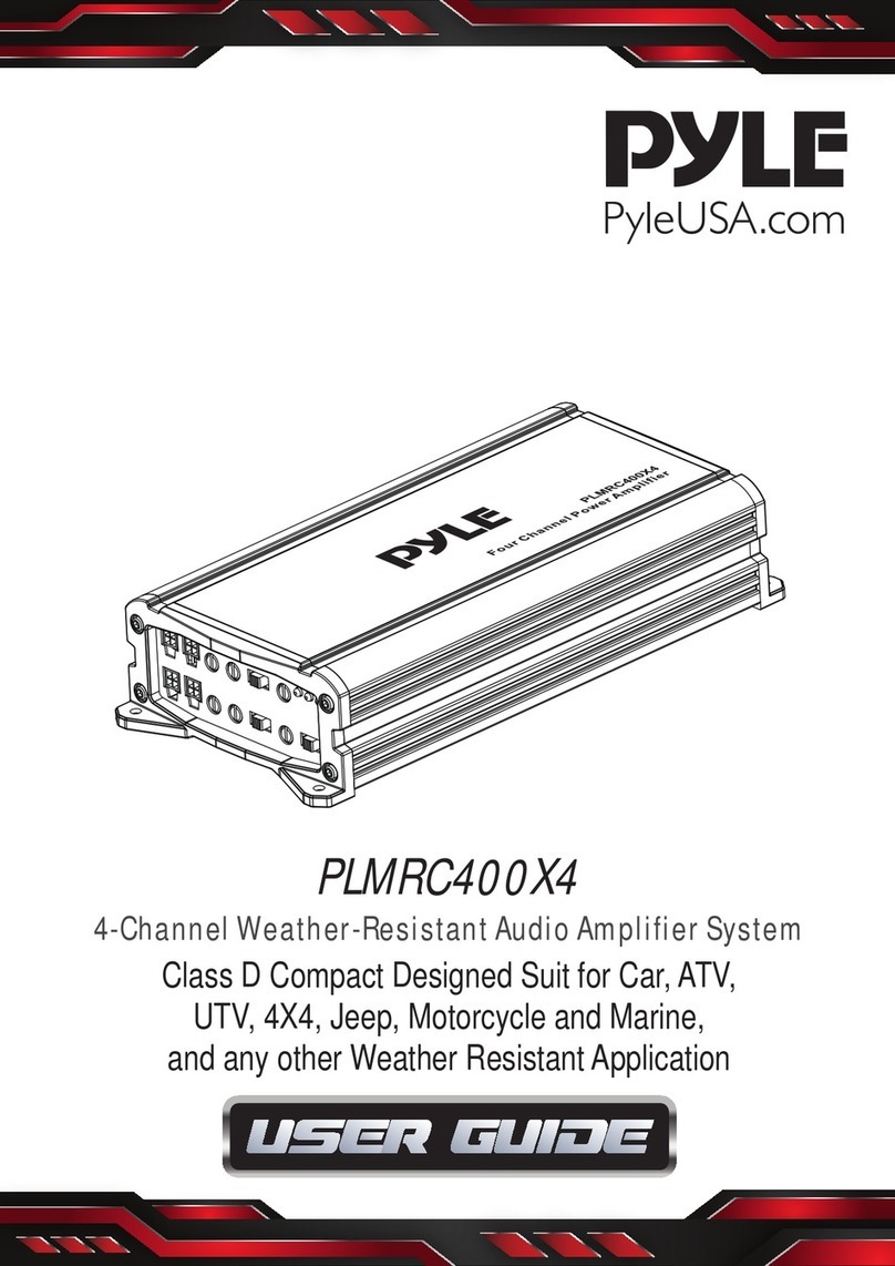 Pyle PLMRC400X4 user guide