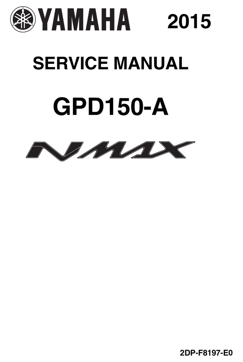 Yamaha N MAX GPD150-A 2015 Service manual
