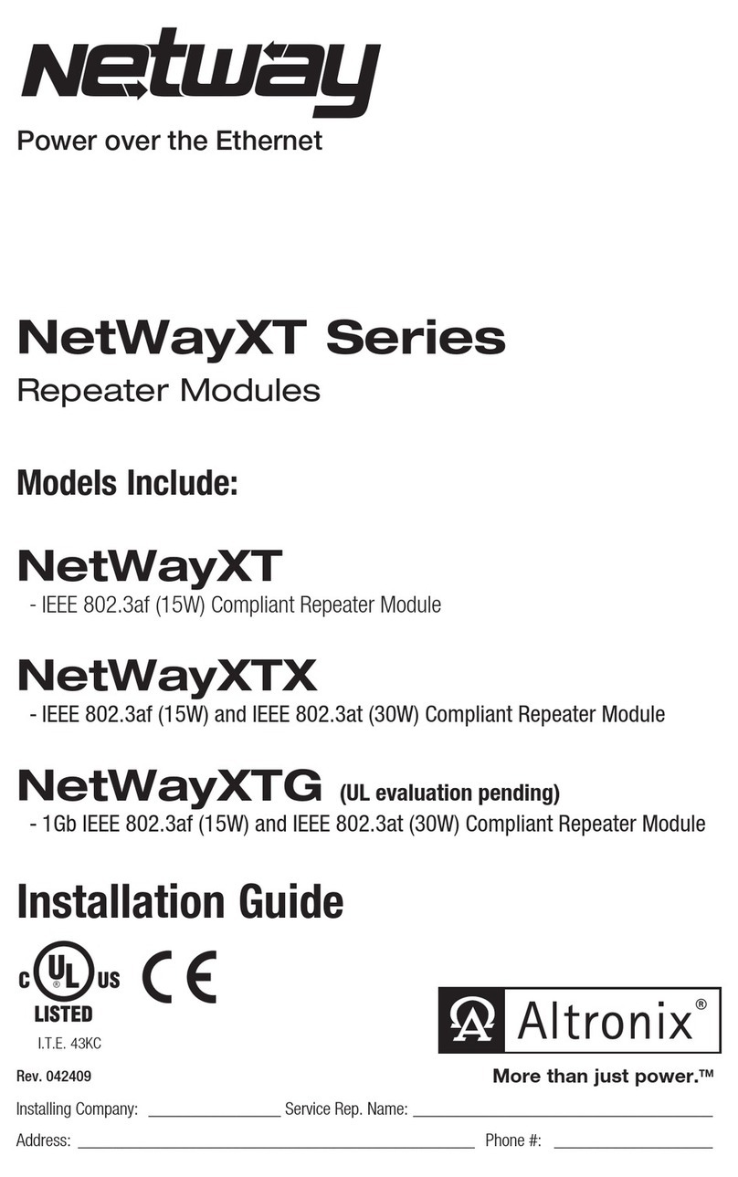 Netway NetWayXT Series User manual