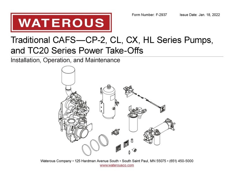 Waterous CAFS-CP-2 Series Installation, operation and maintenance Waterous CAFS-CP-2 Series Installation, operation and maintenance