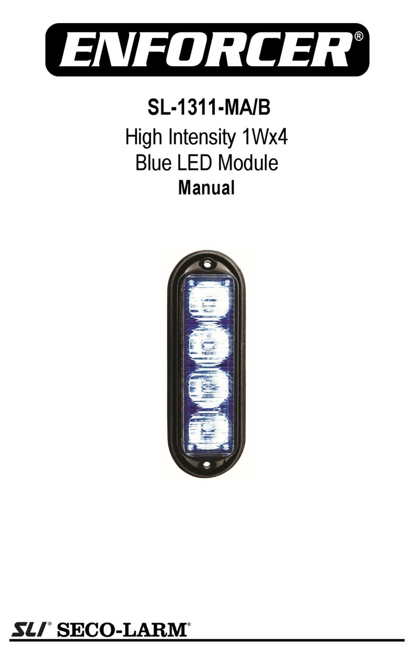 SECO-LARM SLI ENFORCER SL-1311-MA/B manual