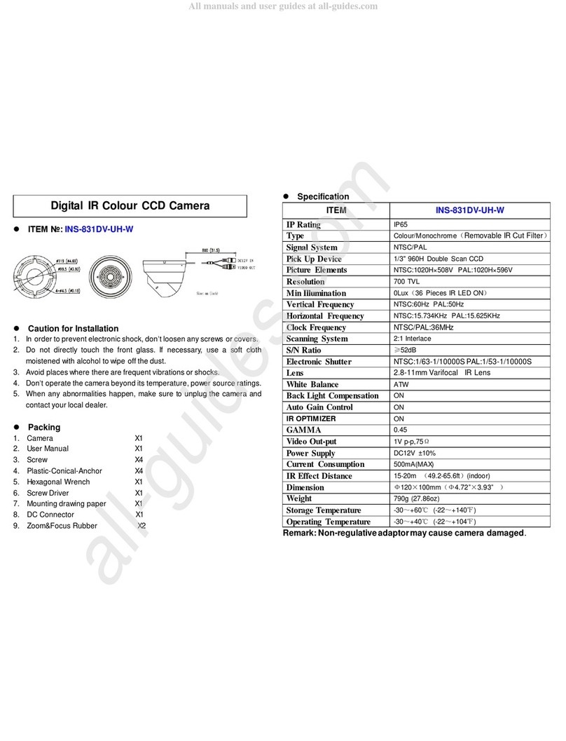 Keytrak INS-831DV-UH-W quick start guide