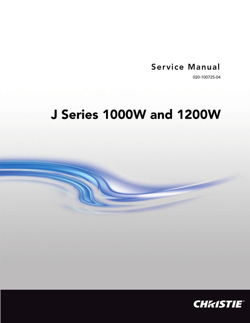 Christie J Series User manual
