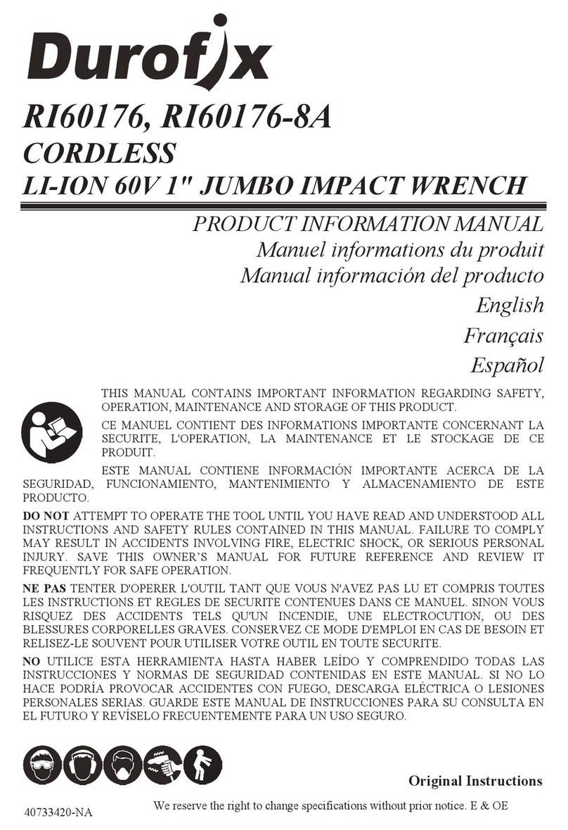 DUROFIX RI60176 Product information manual