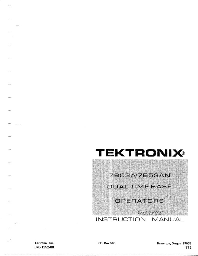 Tektronix 7853A instruction manual