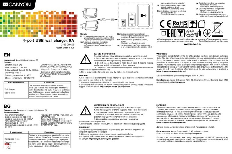 Canyon CNE-CHA06 quick guide