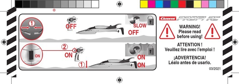 Carrera PROFI RC Speedray User manual Carrera PROFI RC Speedray User manual