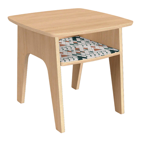 Inside Weather JORN SIDE TABLE User manual