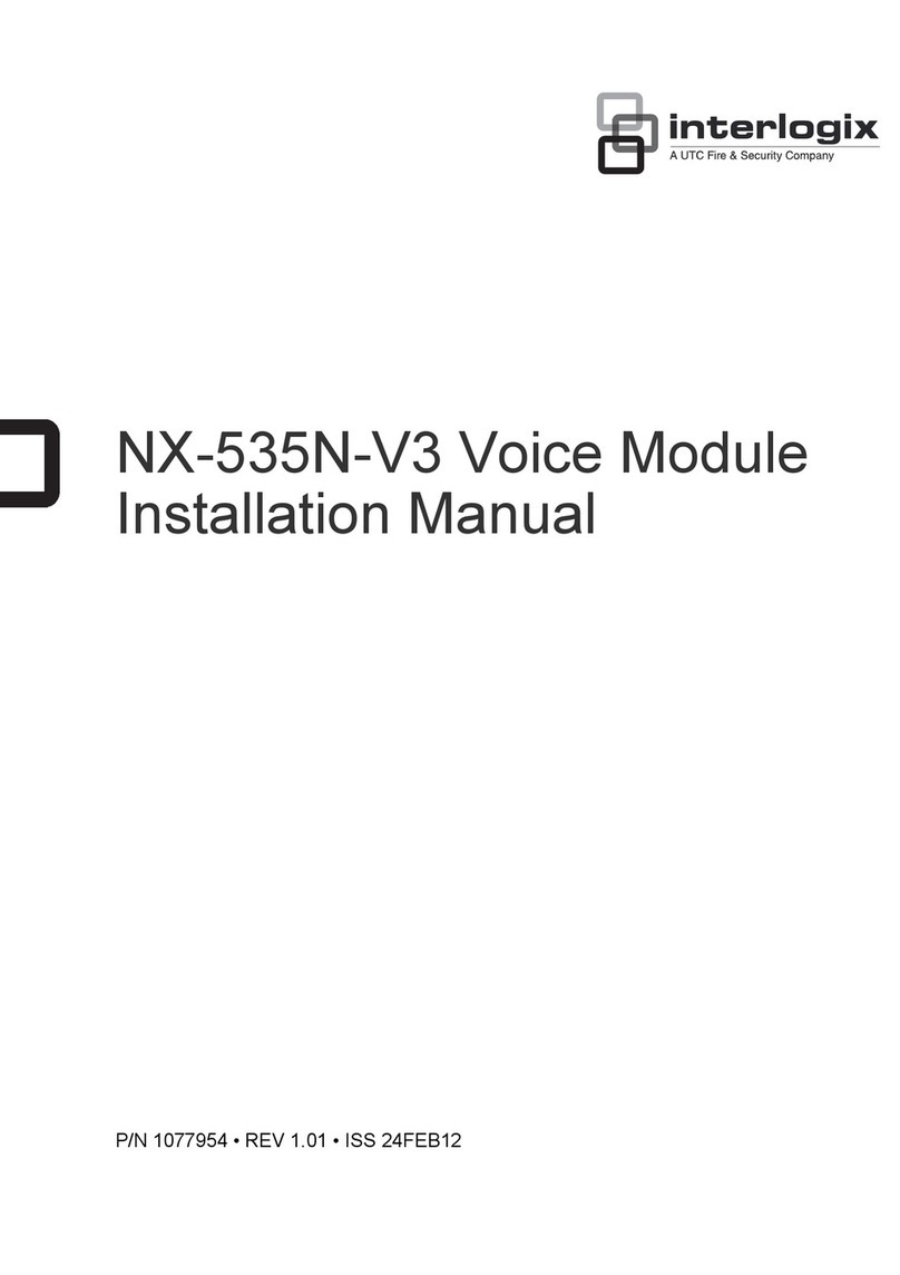 UTC Fire and Security Interlogix NX-535N-V3 User manual