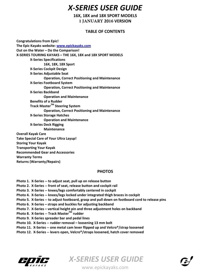 Epic X Series User manual