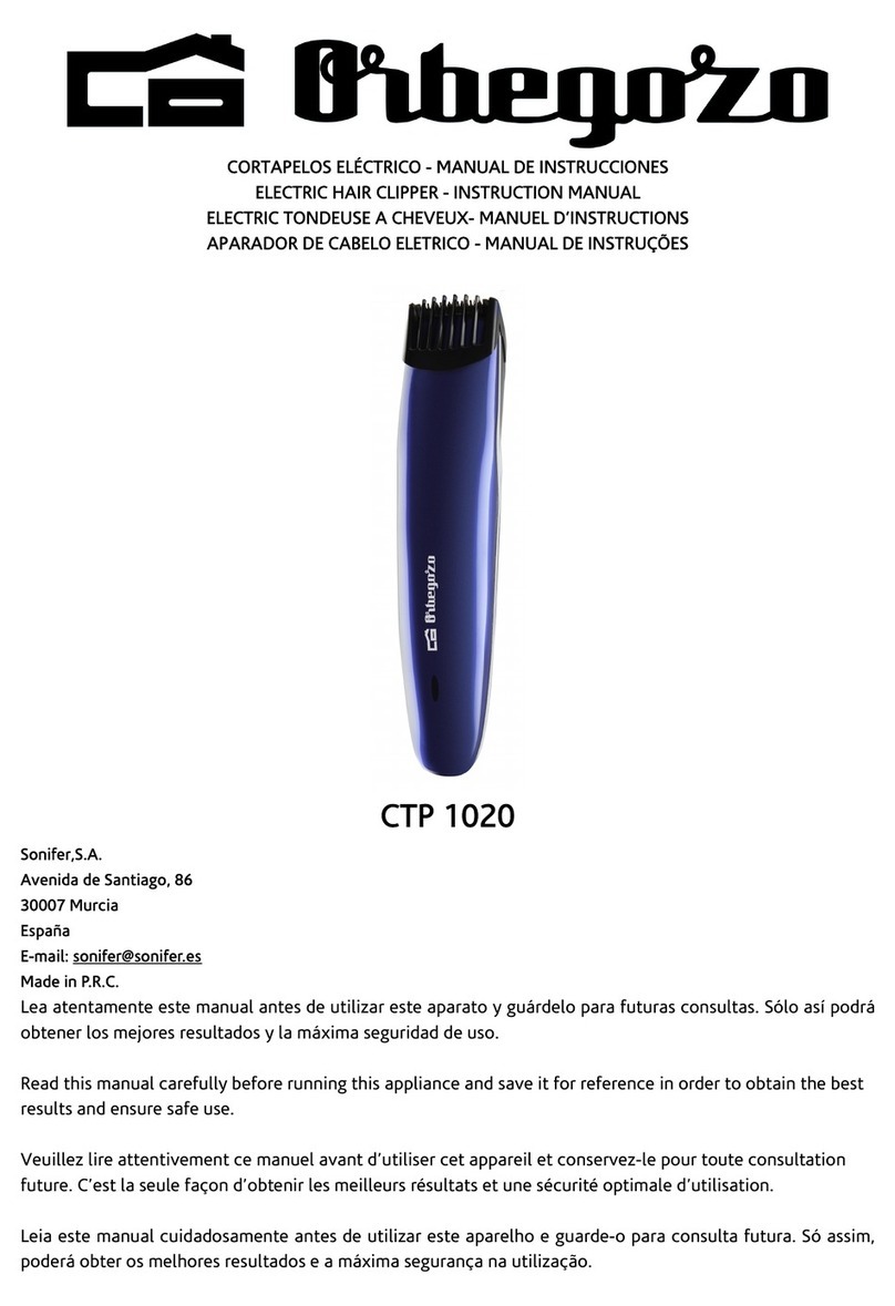 Orbegozo CTP 1020 User manual