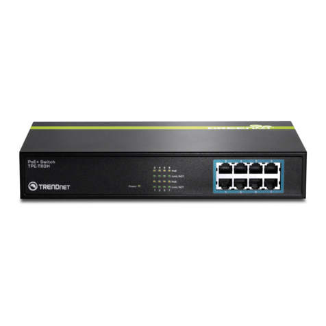 TRENDnet TPE-T80H Quick installation guide