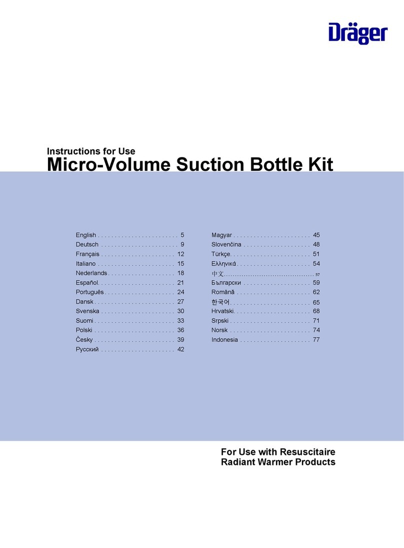 Dräger MU10916 Instructions for use