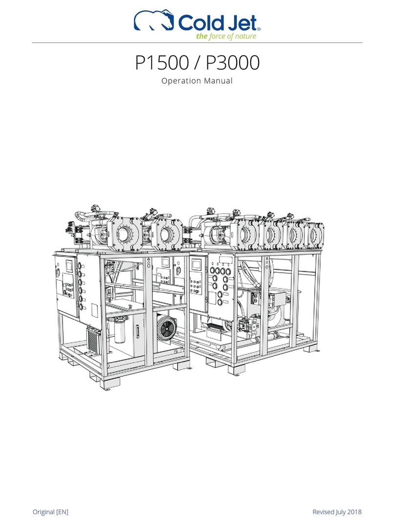 Cold Jet P1500 Operation manual