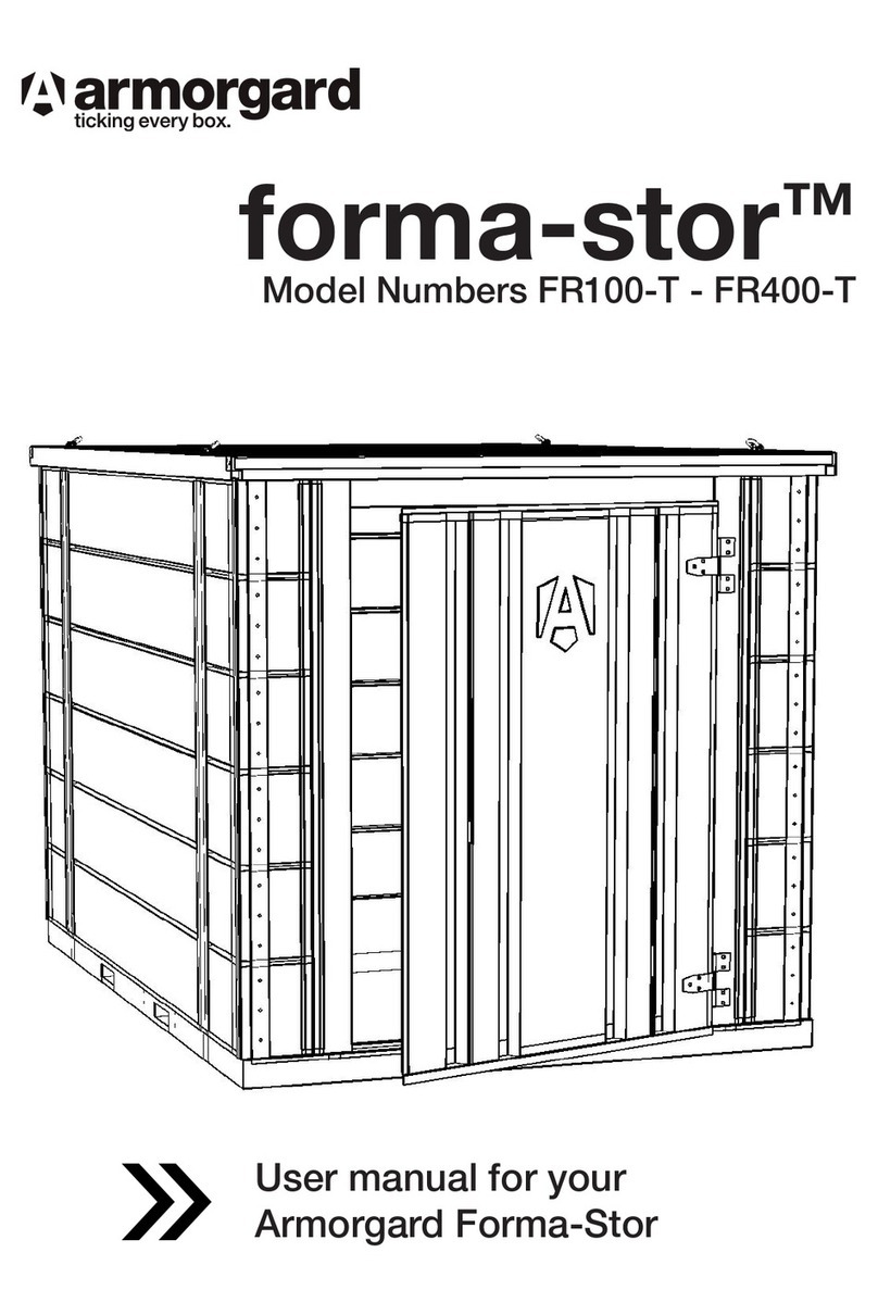 Armorgard forma-stor FR100-T user manual