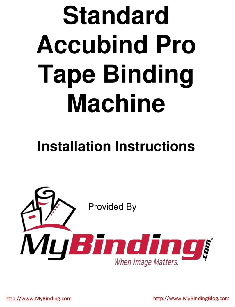 Standard AccuBind Pro User manual