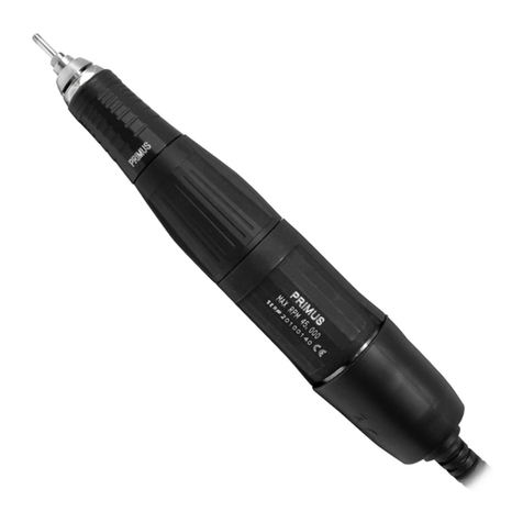 RAM PRODUCTS PRIMUS 45 HANDPIECE owner's manual