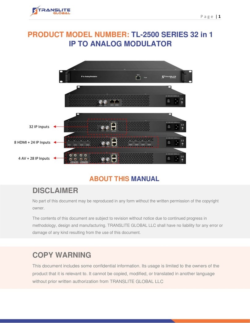 TransLite TL-2500 Series manual