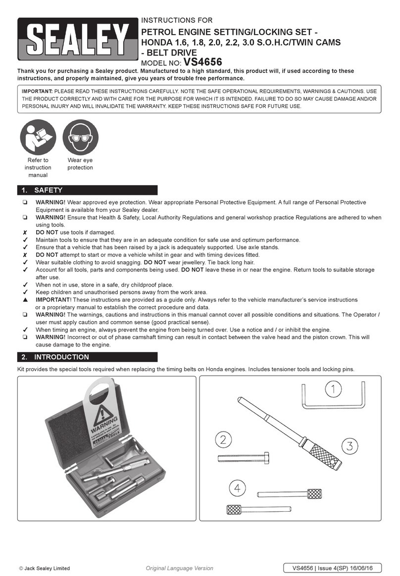 Sealey VS4656 User manual