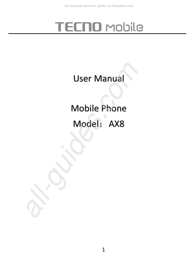 Tecno AX8 User manual Tecno AX8 User manual