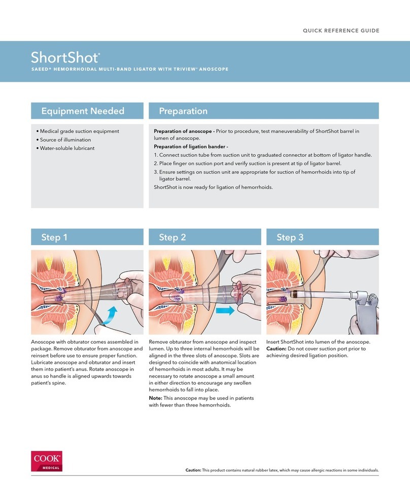 COOK Medical ShortShot Quick reference guide