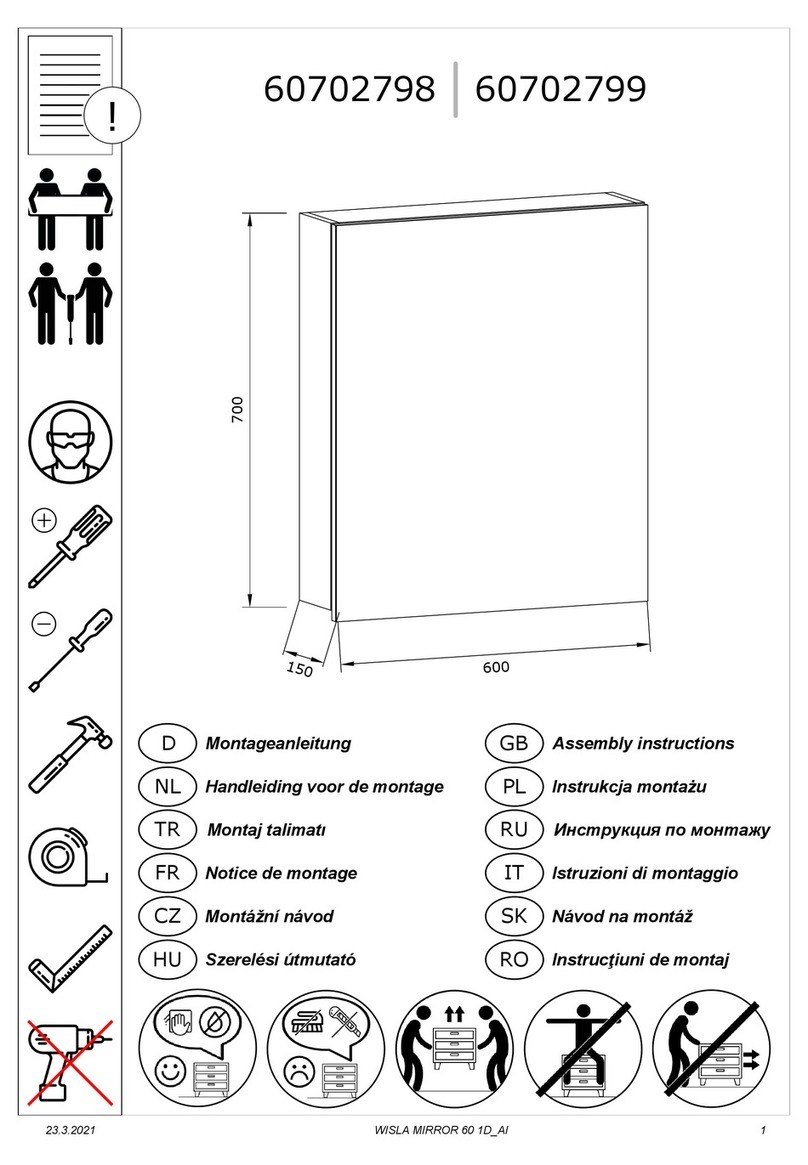 Home affaire Wisla Series Assembly instructions Home affaire Wisla Series Assembly instructions