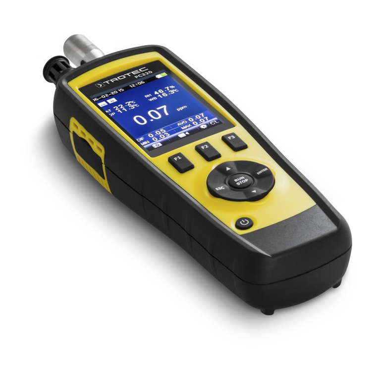 Trotec PC220 Quick start manual Trotec PC220 Quick start manual