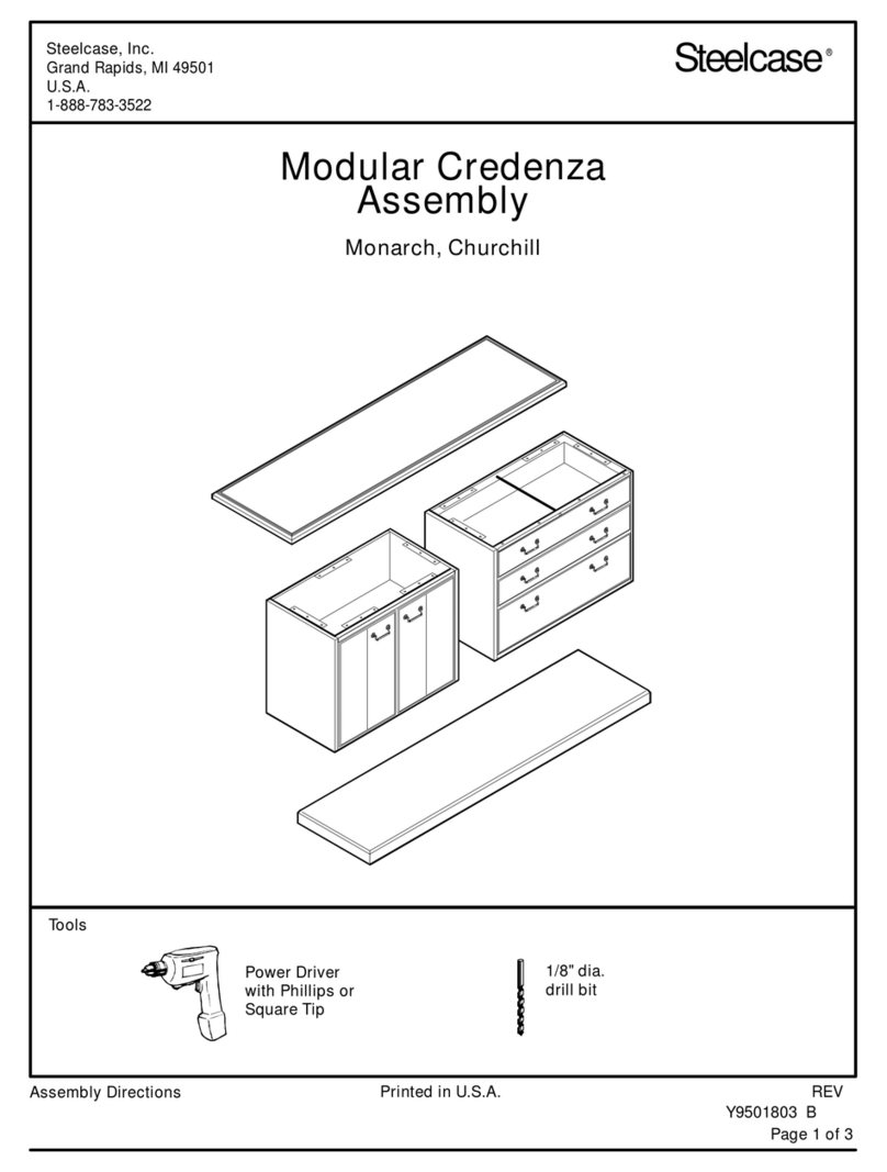 Steelcase Monarch Assembly Directions