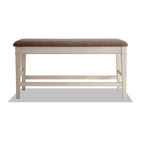 Bob's Discount Furniture Montana Counter Storage Bench 20058856001 Assembly instructions
