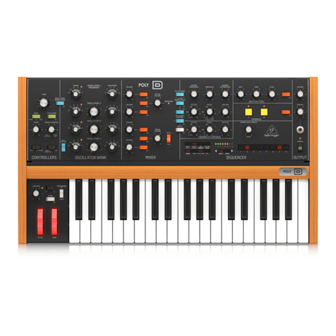 Behringer POLY D quick start guide