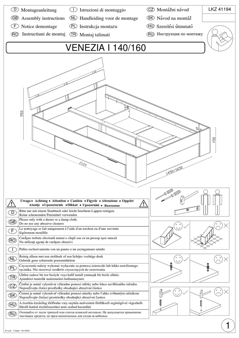 Home affaire VENEZIA I 140 User manual