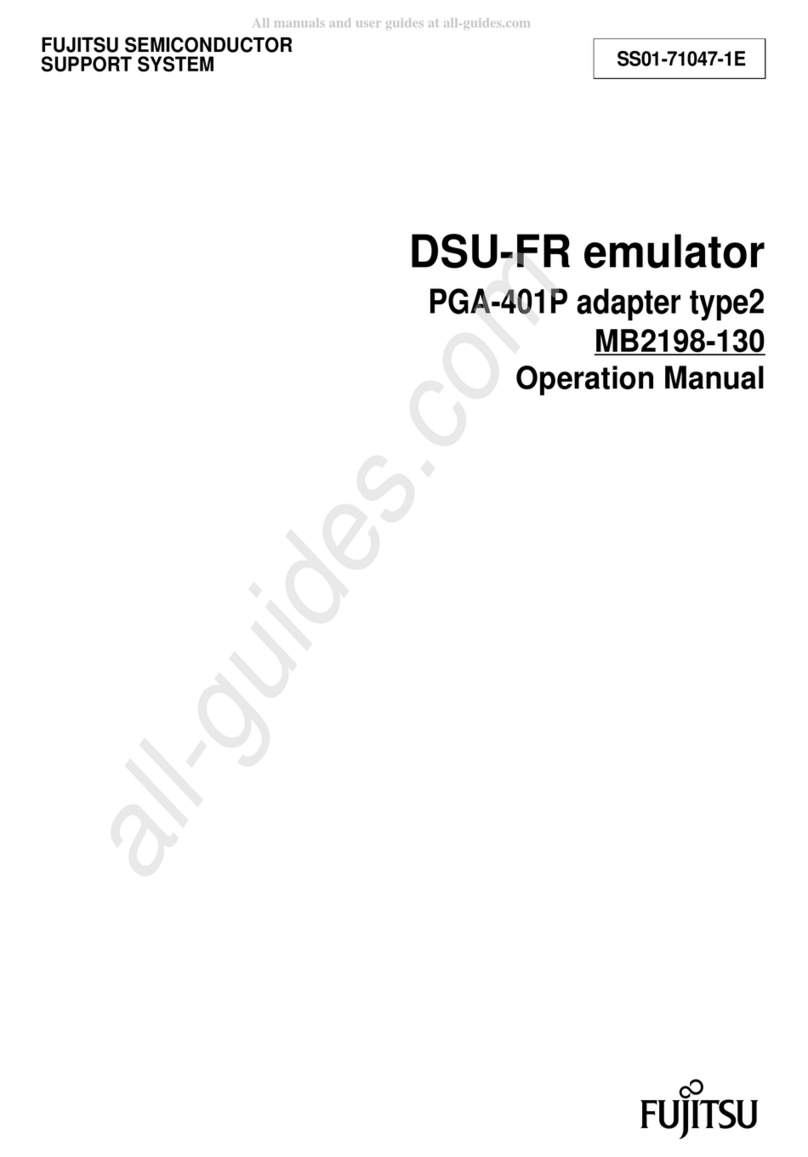 Fujitsu PGA-401P User manual