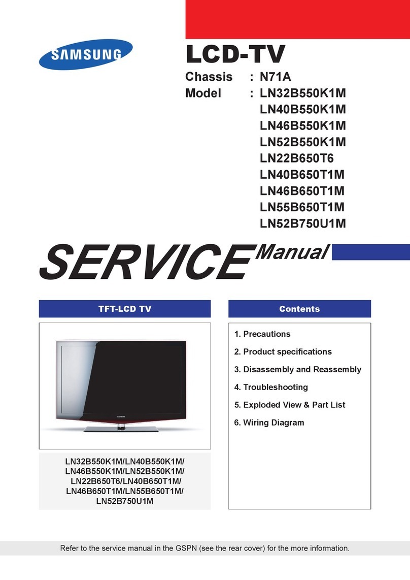 Samsung LN32B550K1M User manual