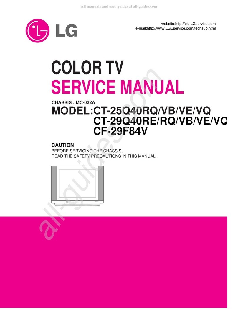 LG CT-25Q40RQ User manual