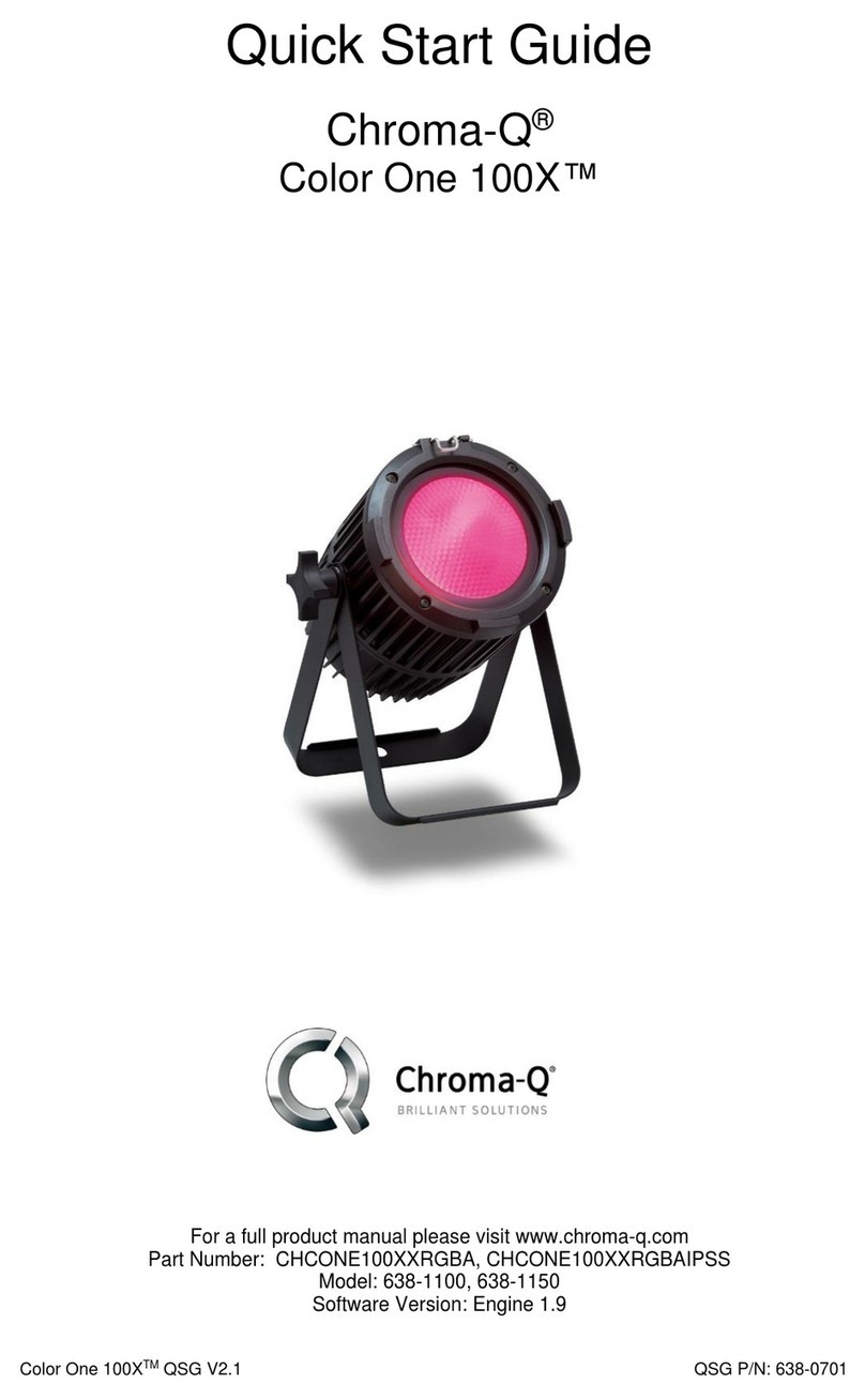 Chroma Color One 100X User manual